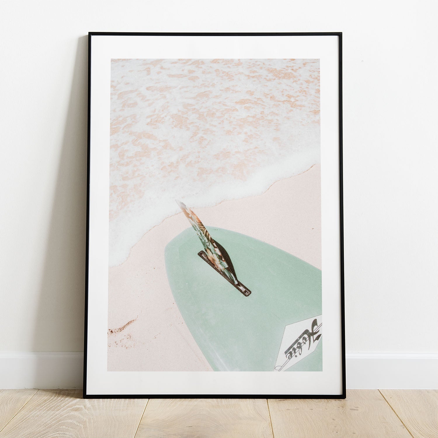 Wes Co Gallery Poster Surfboard Serenity 5 x 7" Home Goods - Nature  Art Print