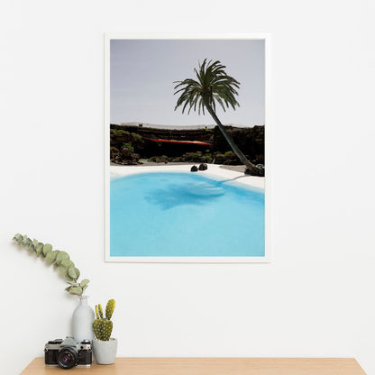 Wes Co Gallery Poster Palm Oasis Retreat 11 x 17" Home Goods - Nature  Art Print