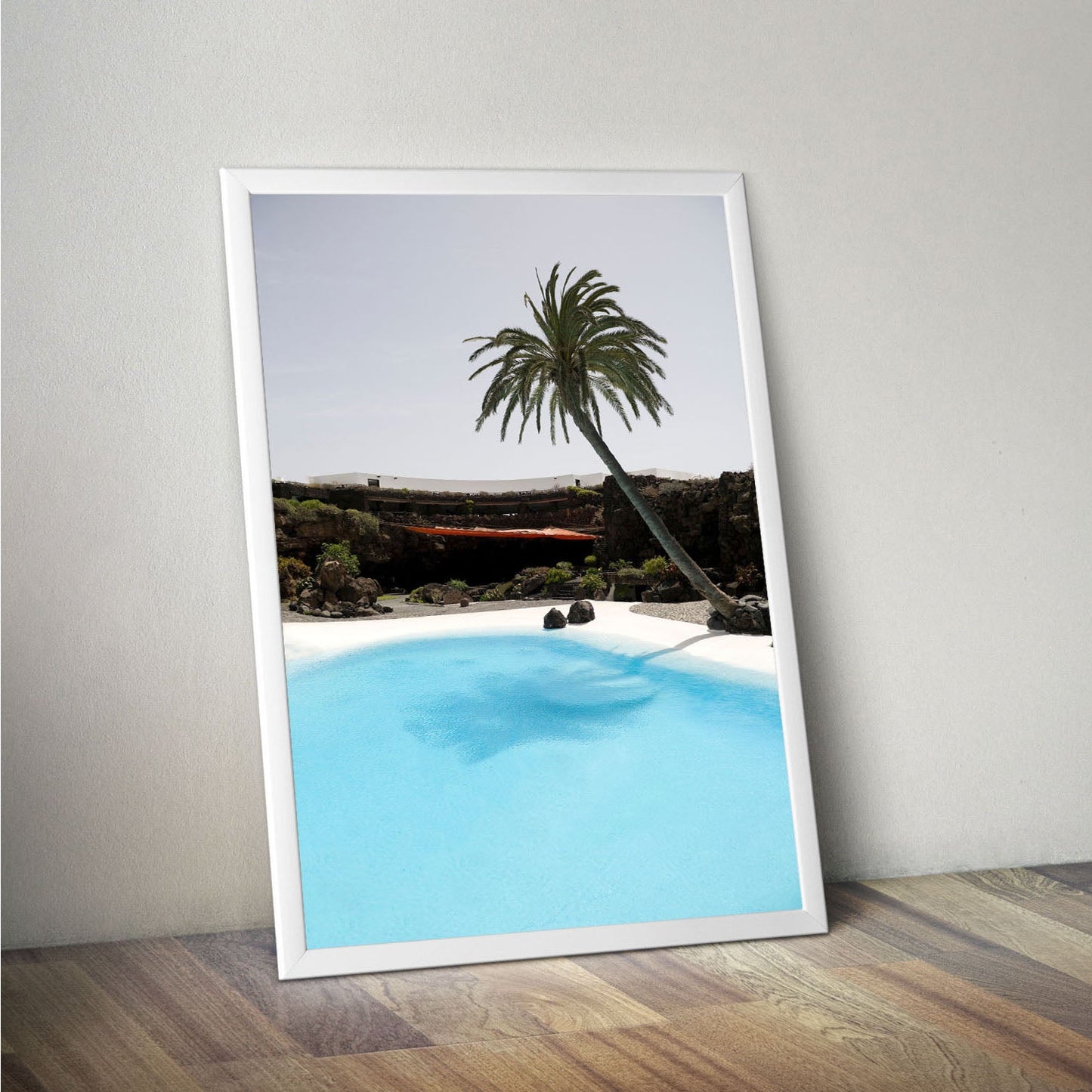 Wes Co Gallery Poster Palm Oasis Retreat 11 x 17" Home Goods - Nature  Art Print