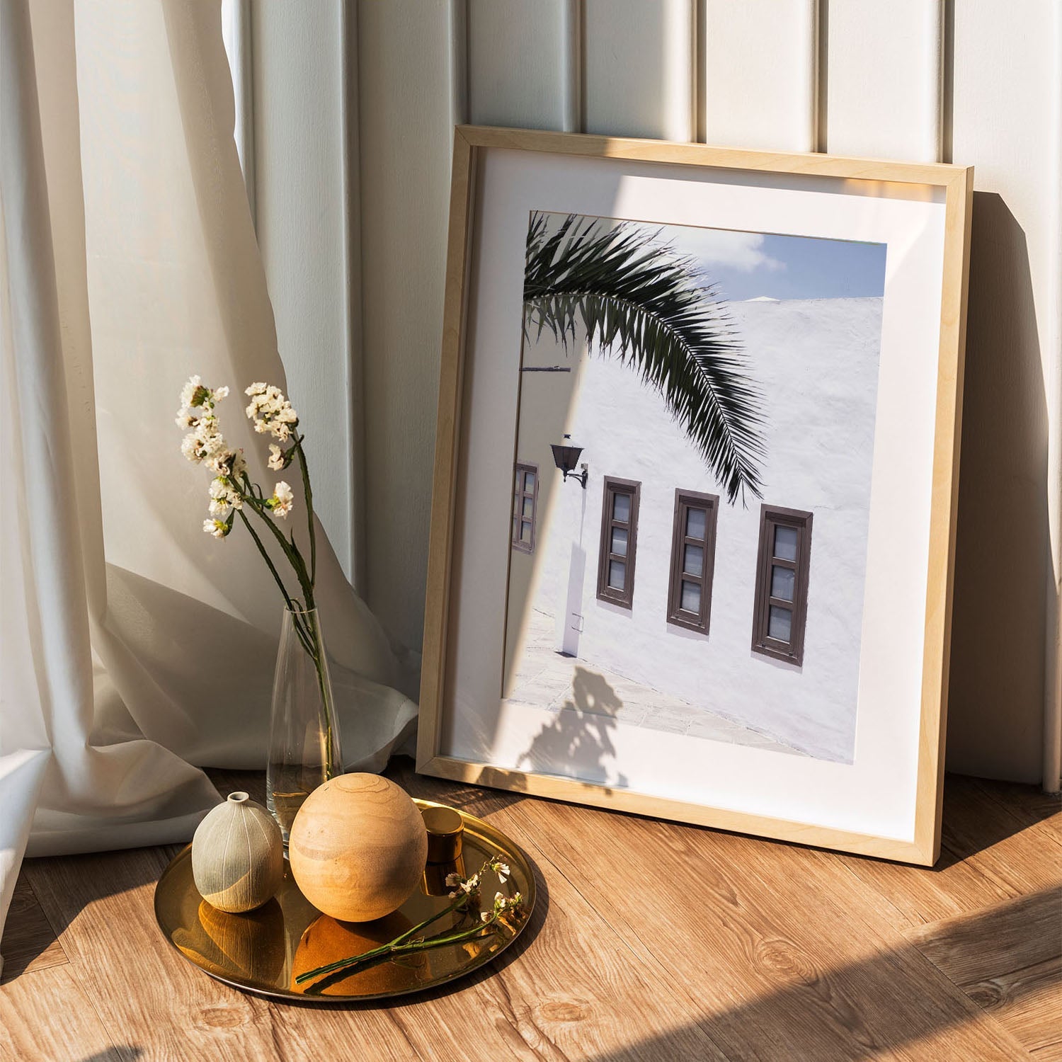 Wes Co Gallery Poster Mediterranean Minimalism 5 x 7" Home Goods - Nature  Art Print