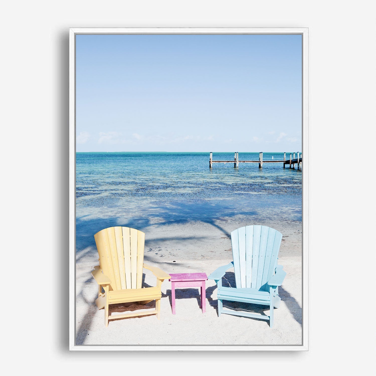 Wes Co Gallery Poster Coastal Color Bliss 8 x 10" Home Goods - Nature  Art Print