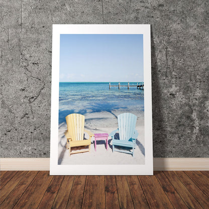 Wes Co Gallery Poster Coastal Color Bliss 8 x 10" Home Goods - Nature  Art Print