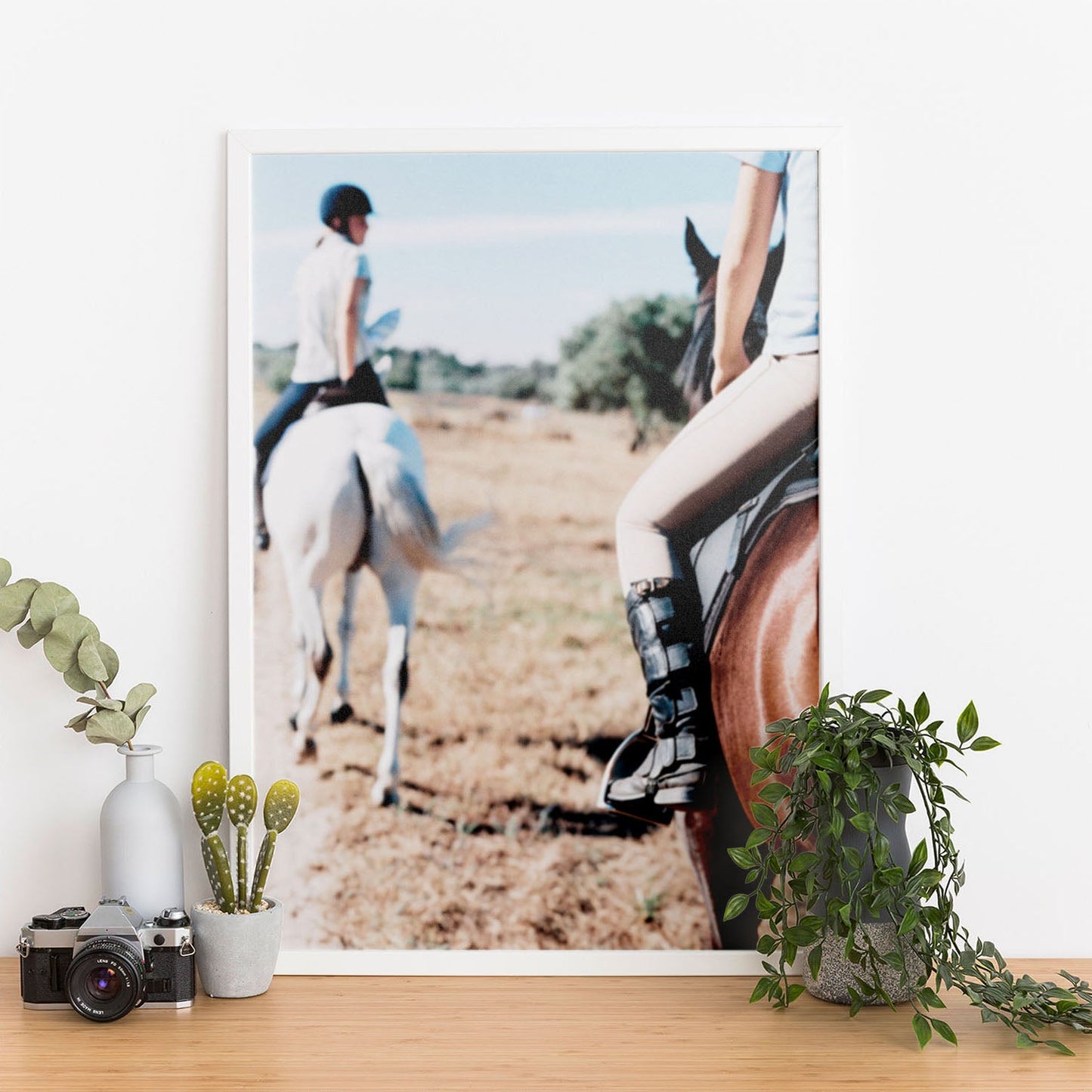 Wes Co Gallery Poster Riding Day 11 x 17" Home Goods - Nature  Art Print