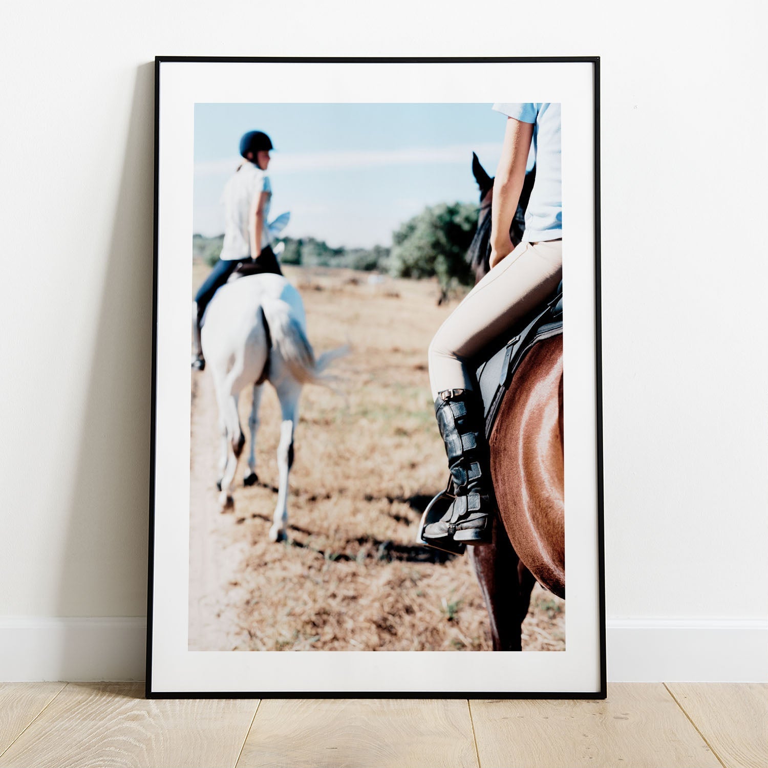 Wes Co Gallery Poster Riding Day 5 x 7" Home Goods - Nature  Art Print