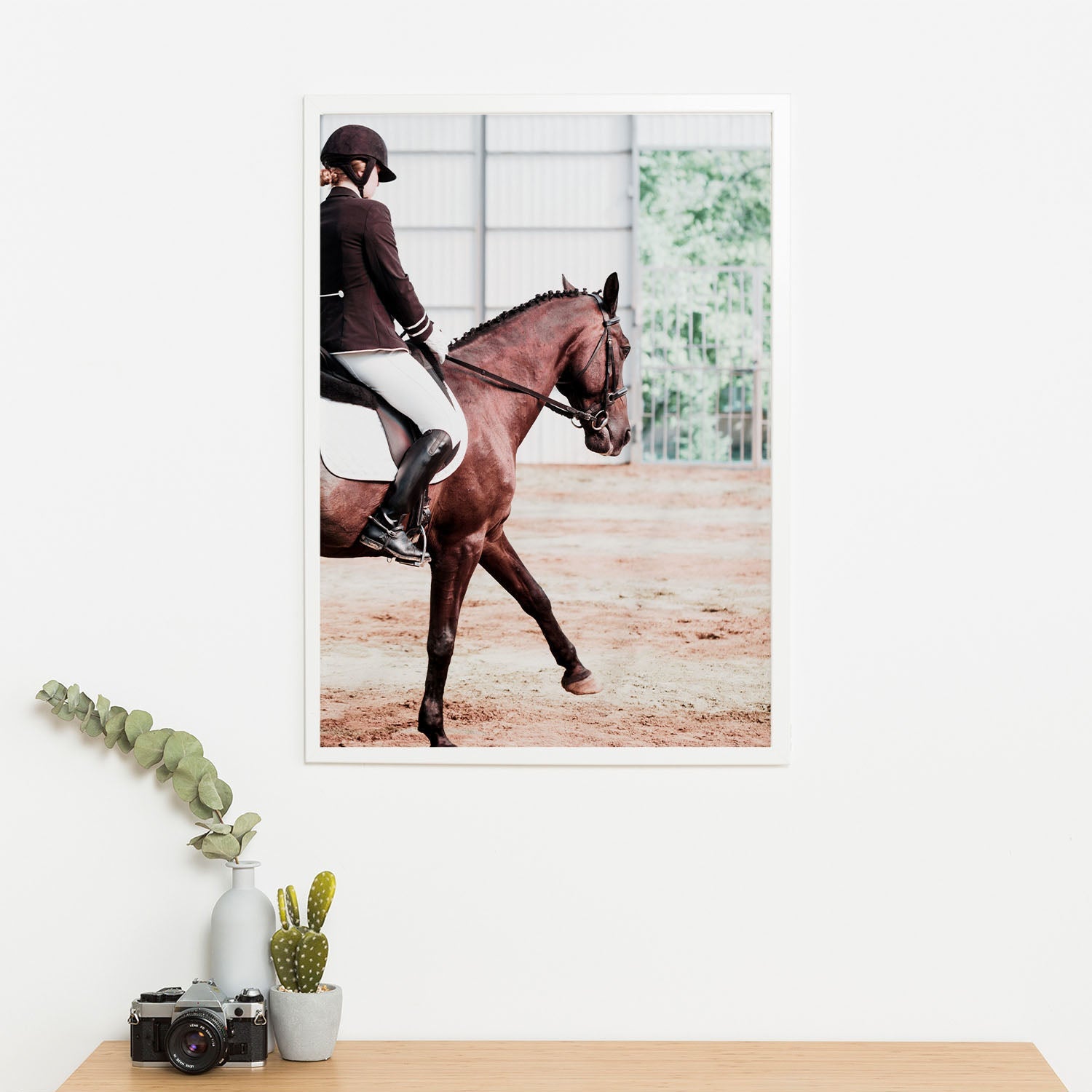 Wes Co Gallery Poster Equestian Rider 11 x 17" Home Goods - Nature  Art Print