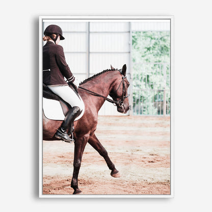 Wes Co Gallery Poster Equestian Rider 8 x 10" Home Goods - Nature  Art Print