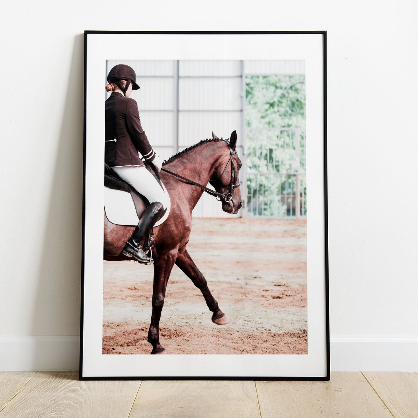 Wes Co Gallery Poster Equestian Rider 5 x 7" Home Goods - Nature  Art Print