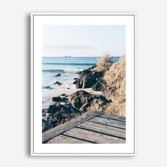 Wes Co Gallery Poster Coastal Serenity at Dusk 5 x 7" Home Goods - Nature  Art Print