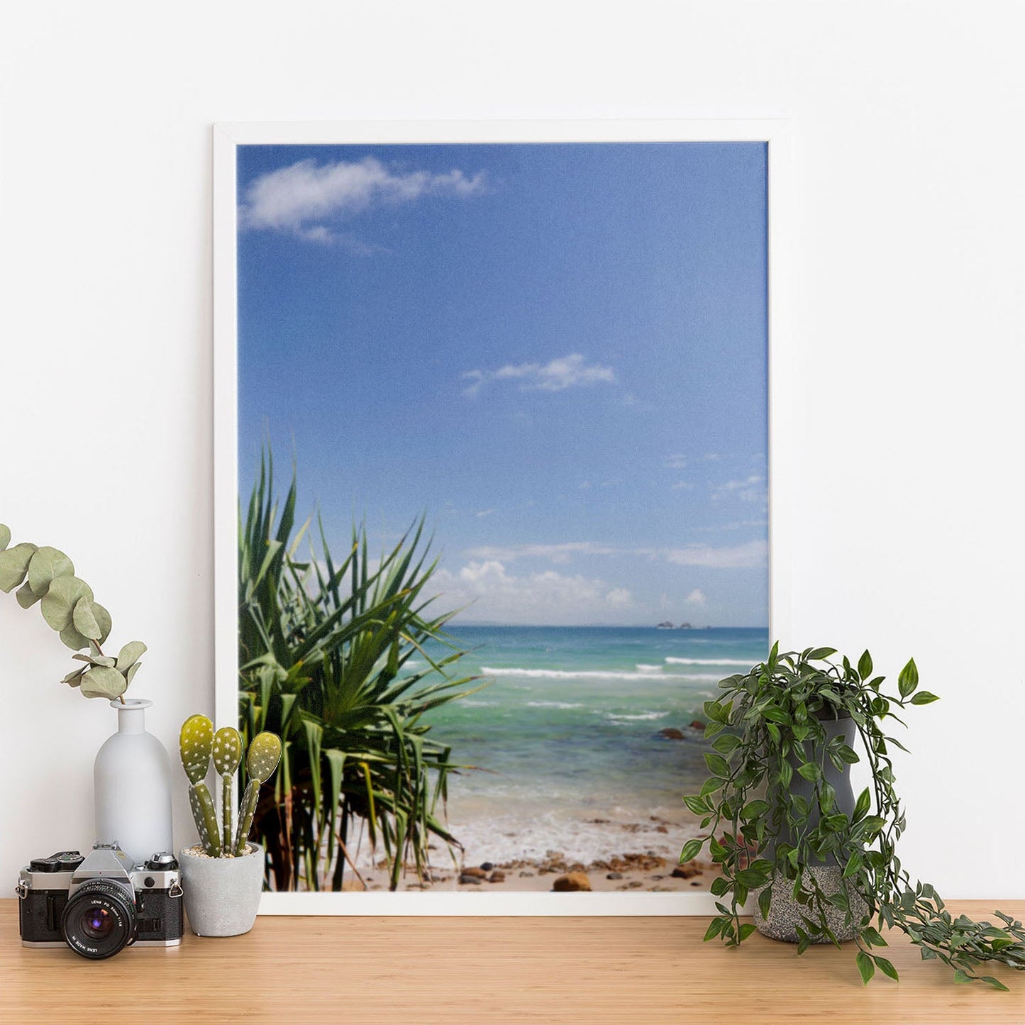 Wes Co Gallery Poster Tropical Beach Bliss 11 x 17" Home Goods - Nature  Art Print