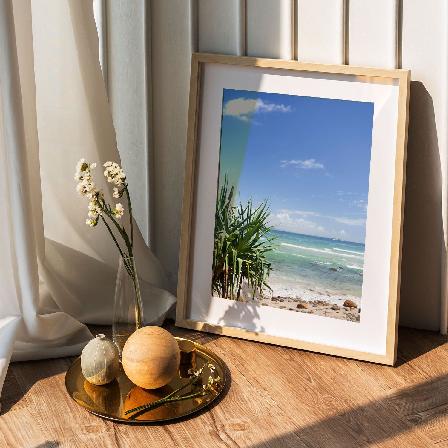 Wes Co Gallery Poster Tropical Beach Bliss 5 x 7" Home Goods - Nature  Art Print