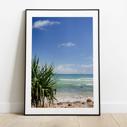 Wes Co Gallery Poster Tropical Beach Bliss 5 x 7" Home Goods - Nature  Art Print