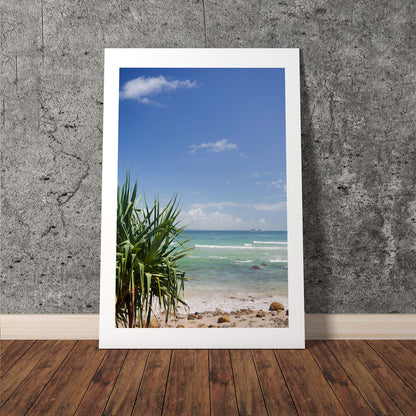 Wes Co Gallery Poster Tropical Beach Bliss 8 x 10" Home Goods - Nature  Art Print