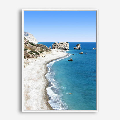 Wes Co Gallery Poster Rocky Coastal Panorama 8 x 10" Home Goods - Nature  Art Print