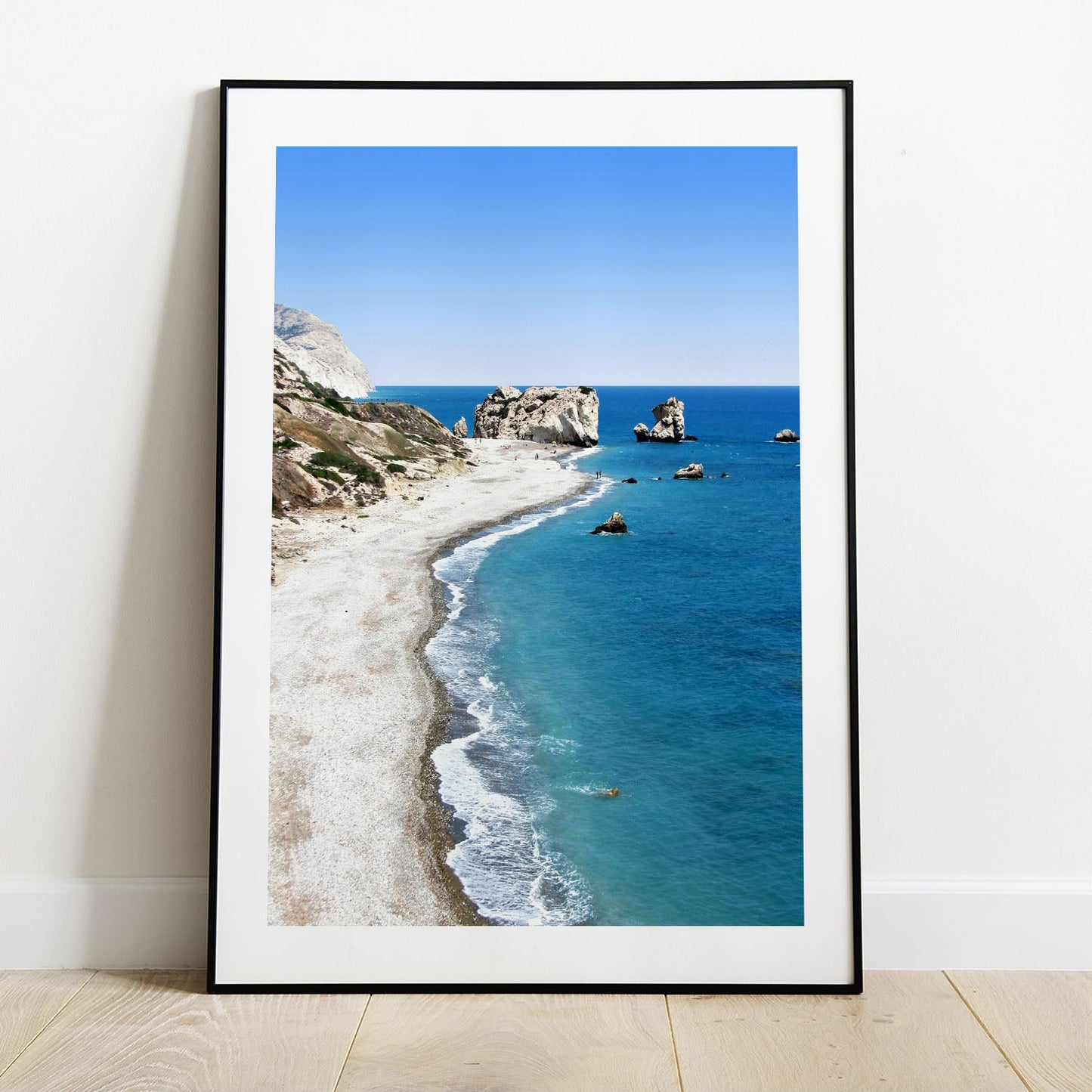 Wes Co Gallery Poster Rocky Coastal Panorama 5 x 7" Home Goods - Nature  Art Print