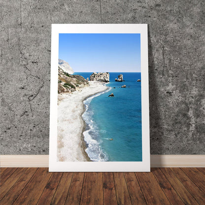 Wes Co Gallery Poster Rocky Coastal Panorama 8 x 10" Home Goods - Nature  Art Print