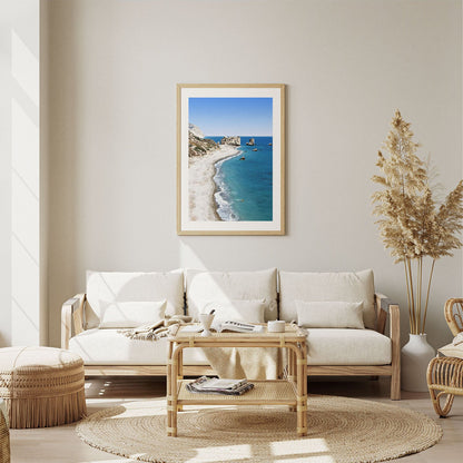 Wes Co Gallery Poster Rocky Coastal Panorama 5 x 7" Home Goods - Nature  Art Print