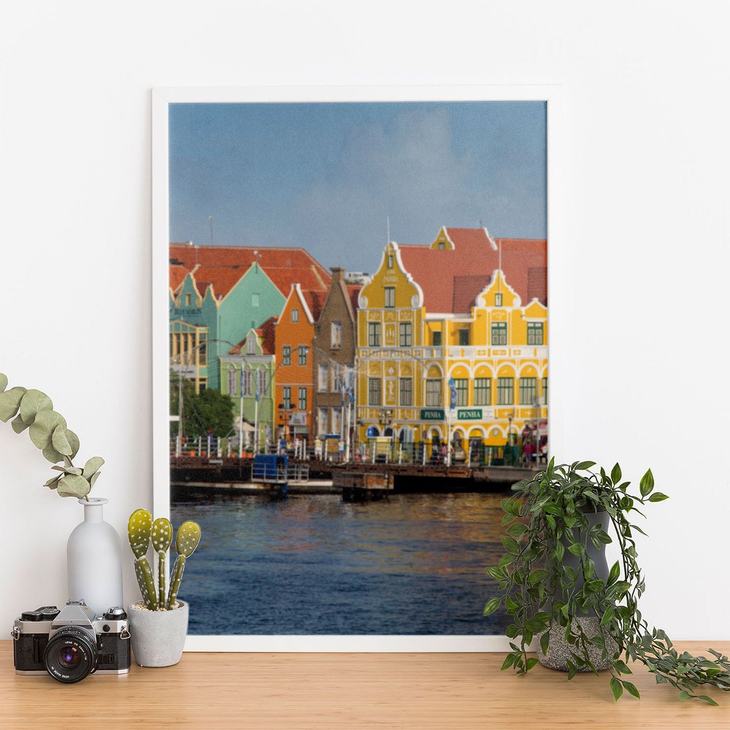 Wes Co Gallery Poster Vibrant Waterfront Charm 11 x 17" Home Goods - Nature  Art Print