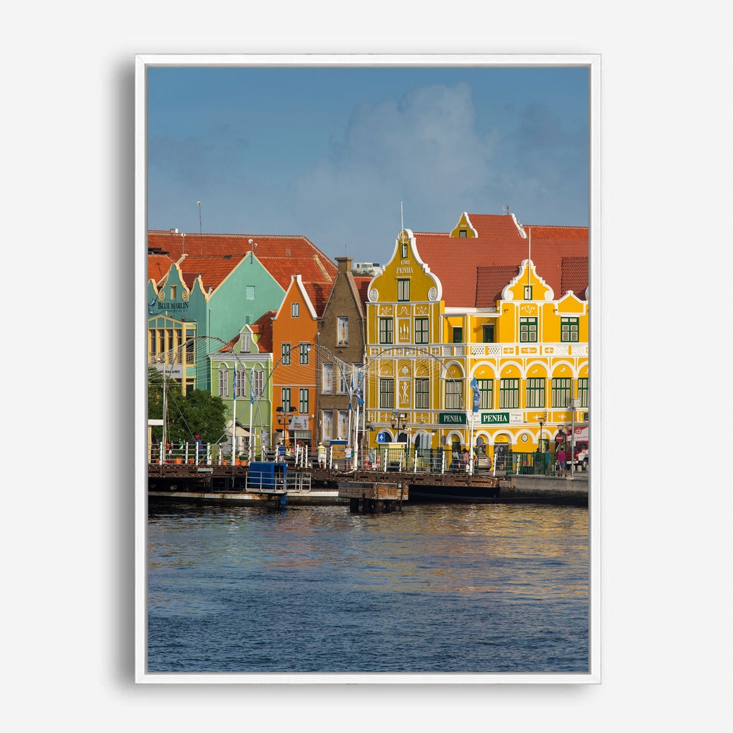 Wes Co Gallery Poster Vibrant Waterfront Charm 8 x 10" Home Goods - Nature  Art Print