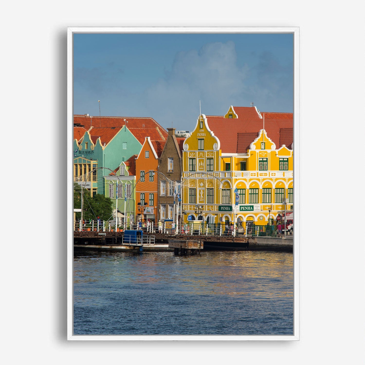 Wes Co Gallery Poster Vibrant Waterfront Charm 8 x 10" Home Goods - Nature  Art Print