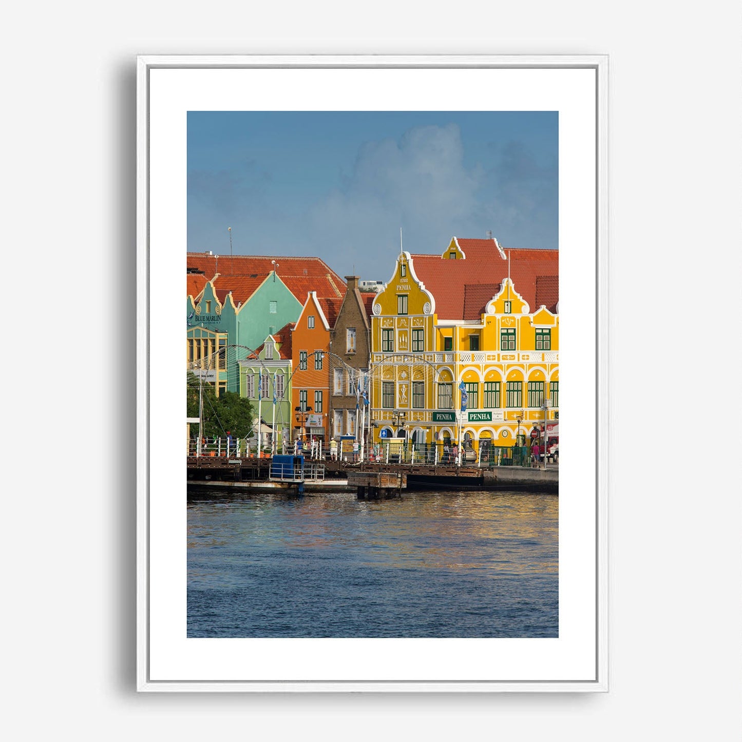 Wes Co Gallery Poster Vibrant Waterfront Charm 5 x 7" Home Goods - Nature  Art Print