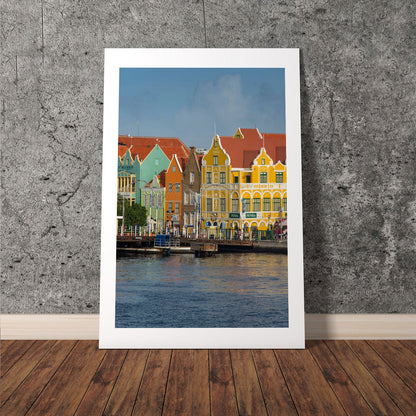 Wes Co Gallery Poster Vibrant Waterfront Charm 8 x 10" Home Goods - Nature  Art Print