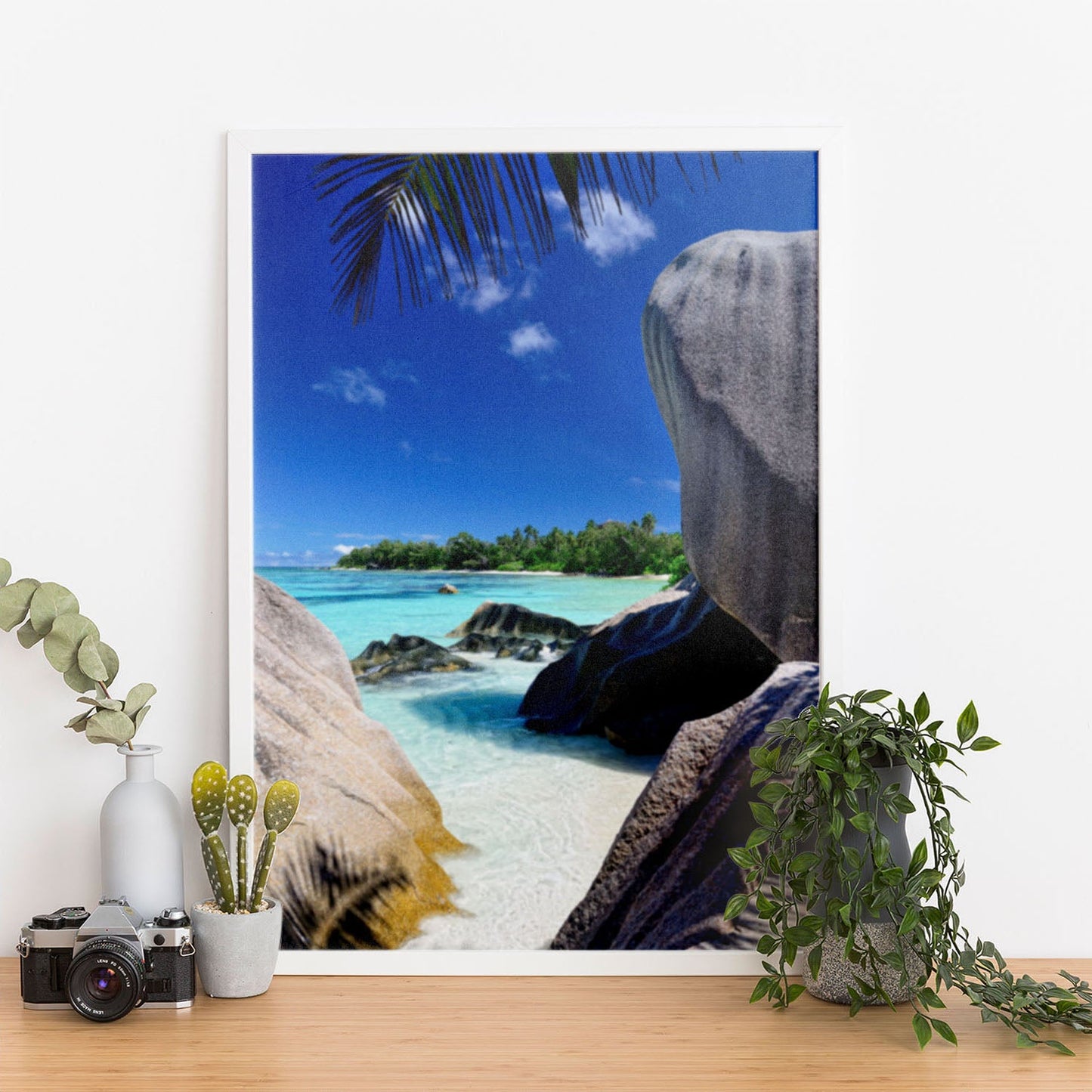 Wes Co Gallery Poster Serene Coastal Escape 11 x 17" Home Goods - Nature  Art Print