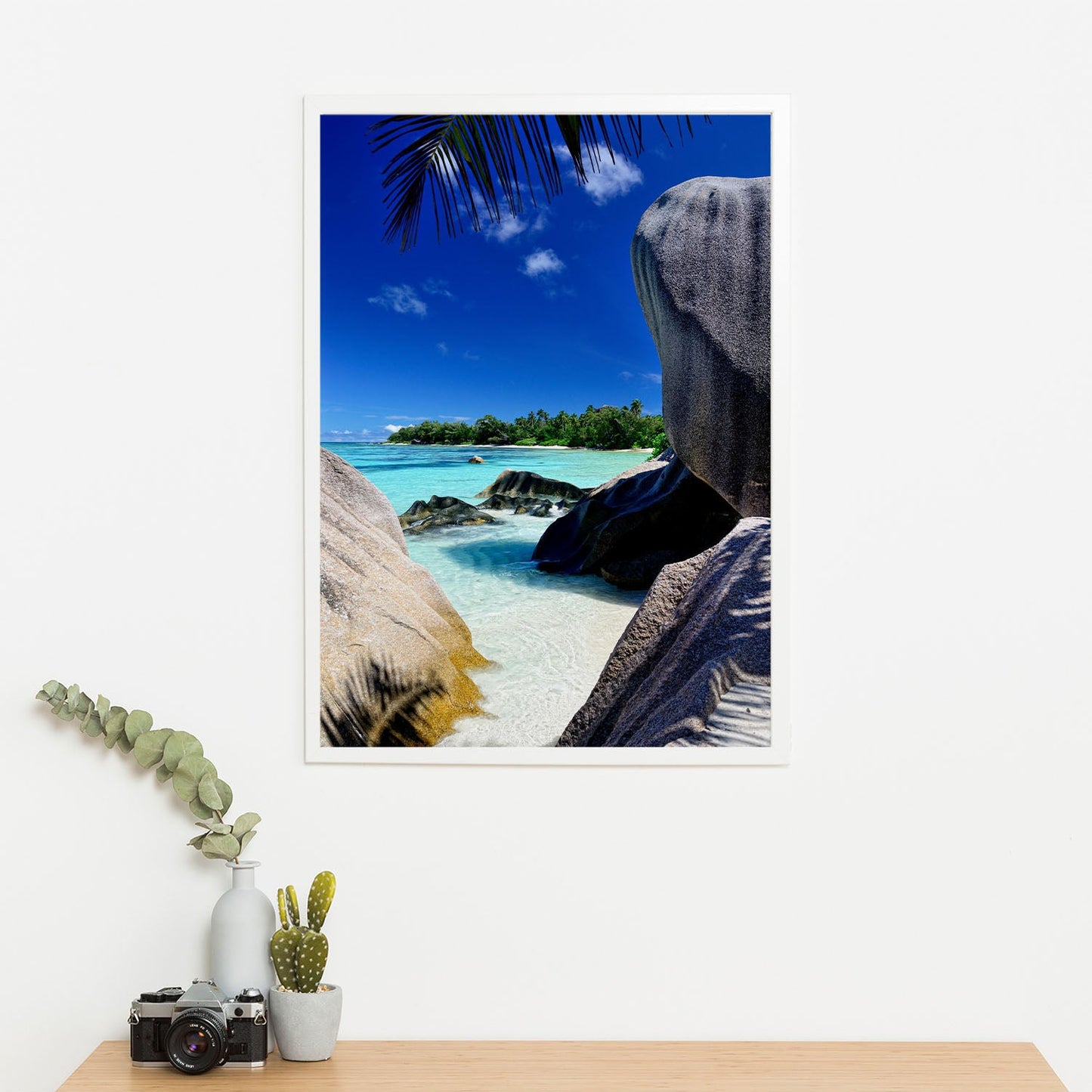 Wes Co Gallery Poster Serene Coastal Escape 11 x 17" Home Goods - Nature  Art Print