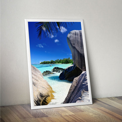 Wes Co Gallery Poster Serene Coastal Escape 11 x 17" Home Goods - Nature  Art Print