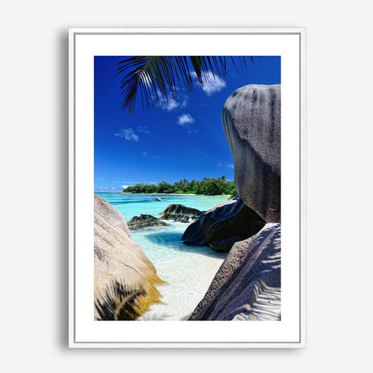 Wes Co Gallery Poster Serene Coastal Escape 5 x 7" Home Goods - Nature  Art Print