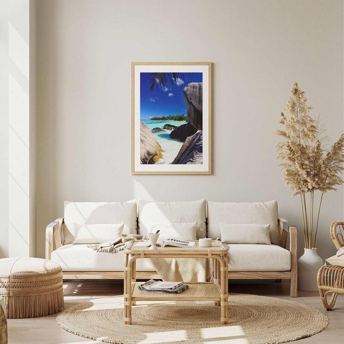 Wes Co Gallery Poster Serene Coastal Escape 5 x 7" Home Goods - Nature  Art Print