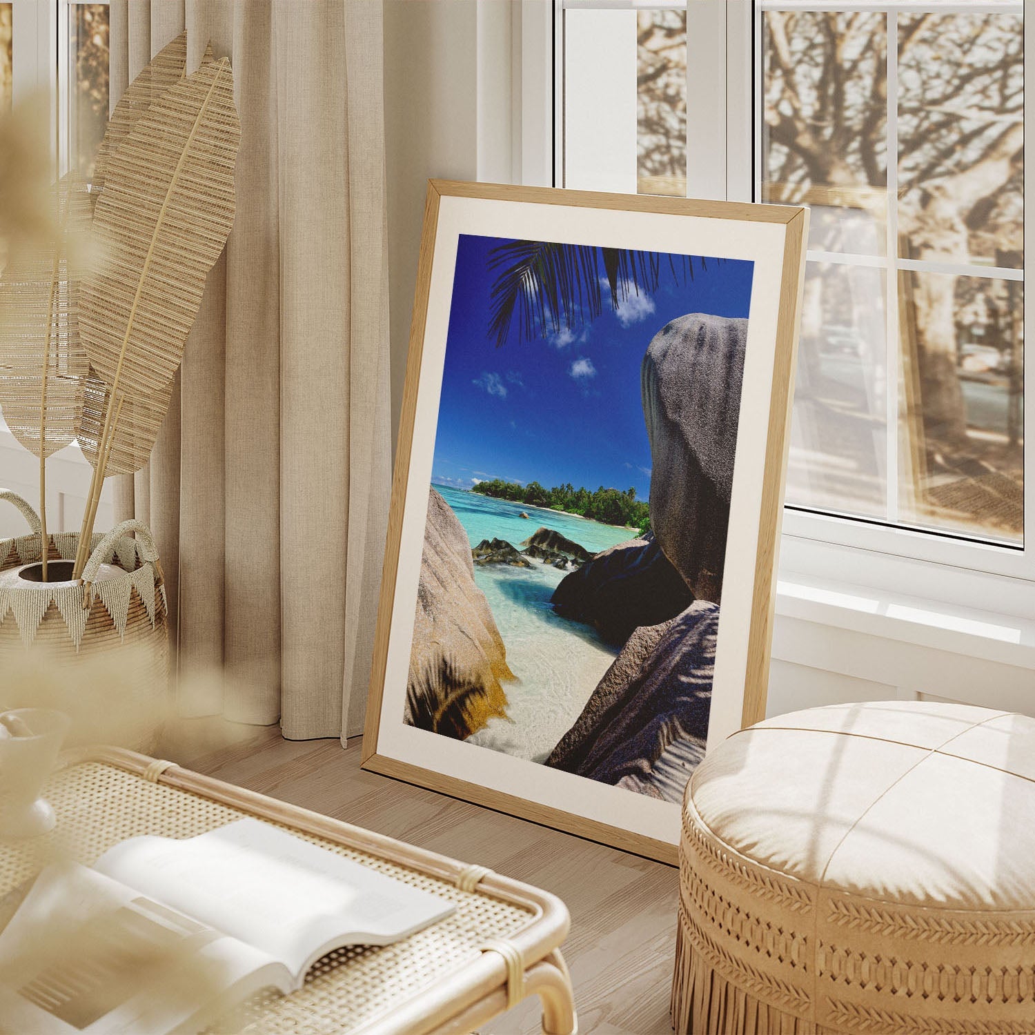 Wes Co Gallery Poster Serene Coastal Escape 8 x 10" Home Goods - Nature  Art Print