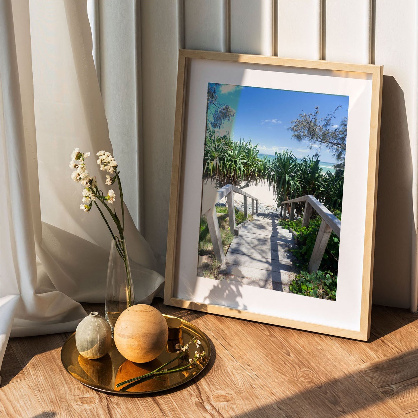 Wes Co Gallery Poster Pathway to Paradise 5 x 7" Home Goods - Nature  Art Print