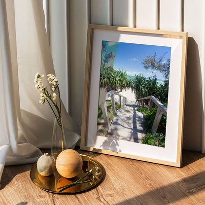 Wes Co Gallery Poster Pathway to Paradise 5 x 7" Home Goods - Nature  Art Print