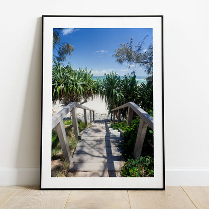 Wes Co Gallery Poster Pathway to Paradise 5 x 7" Home Goods - Nature  Art Print