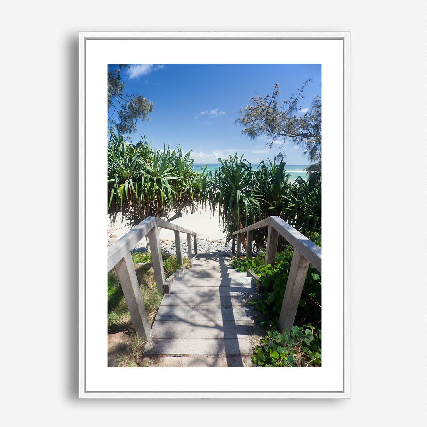 Wes Co Gallery Poster Pathway to Paradise 5 x 7" Home Goods - Nature  Art Print