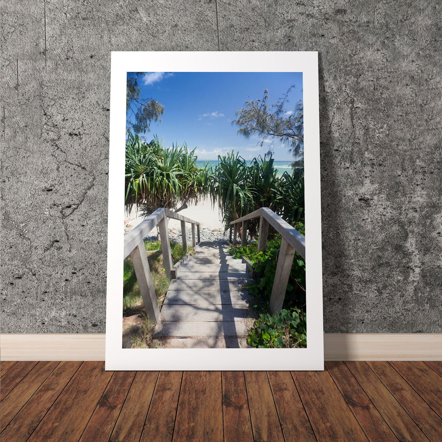 Wes Co Gallery Poster Pathway to Paradise 8 x 10" Home Goods - Nature  Art Print