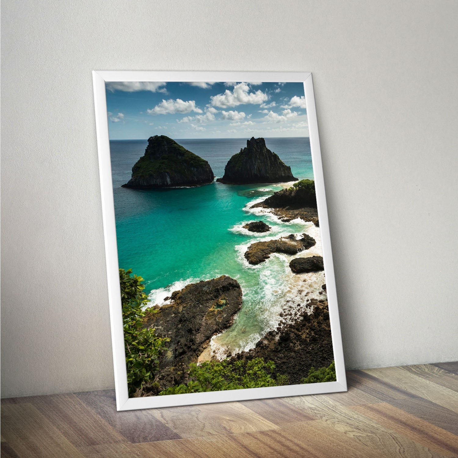 Wes Co Gallery Poster Majestic Coastal Cliffs 11 x 17" Home Goods - Nature  Art Print