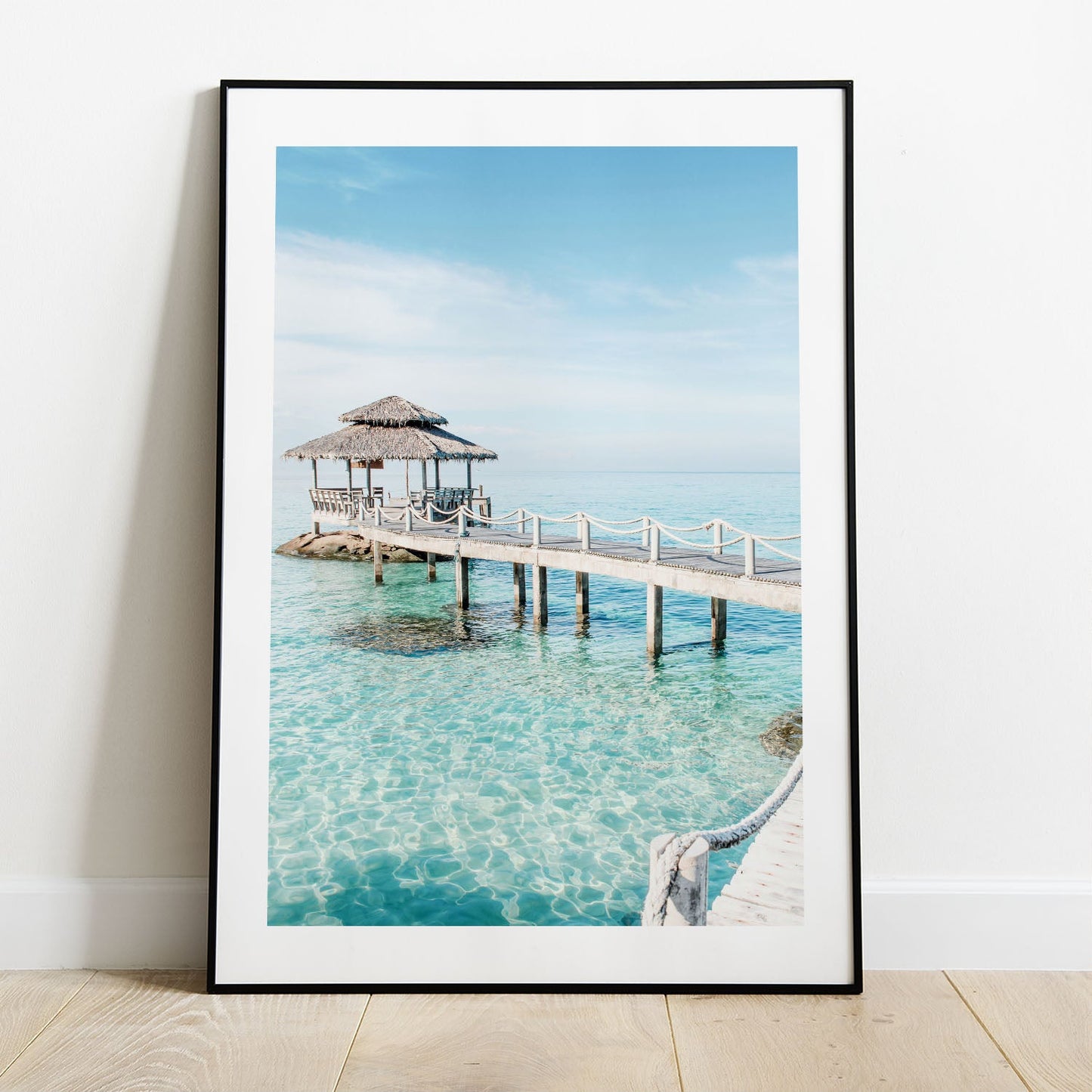 Wes Co Gallery Poster Idyllic Island Retreat 5 x 7" Home Goods - Nature  Art Print