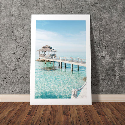 Wes Co Gallery Poster Idyllic Island Retreat 8 x 10" Home Goods - Nature  Art Print