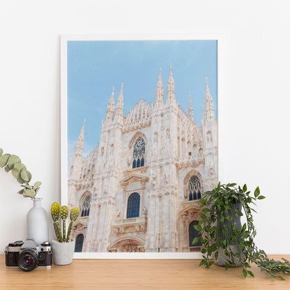 Wes Co Gallery Poster Majestic Gothic Cathedral 11 x 17" Home Goods - Nature  Art Print