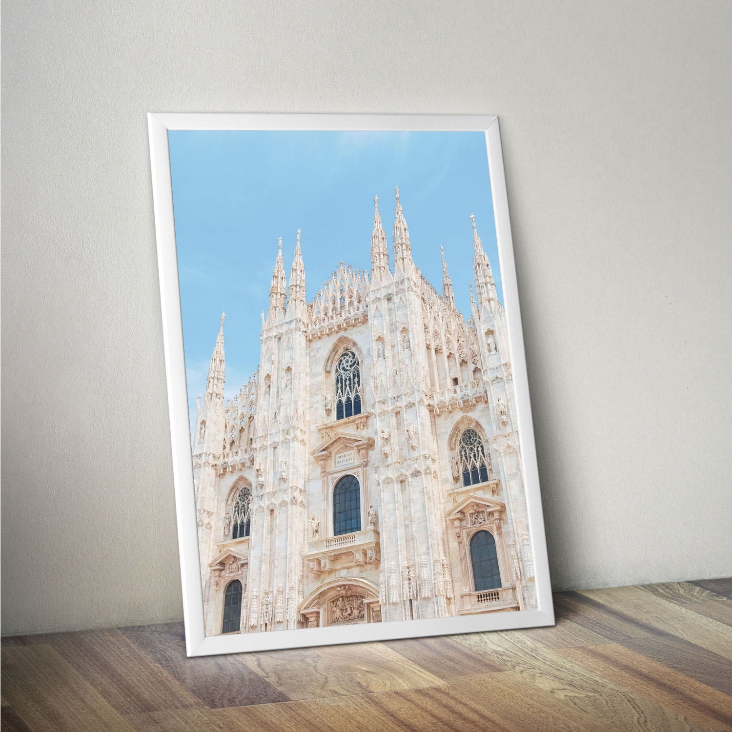 Wes Co Gallery Poster Majestic Gothic Cathedral 11 x 17" Home Goods - Nature  Art Print