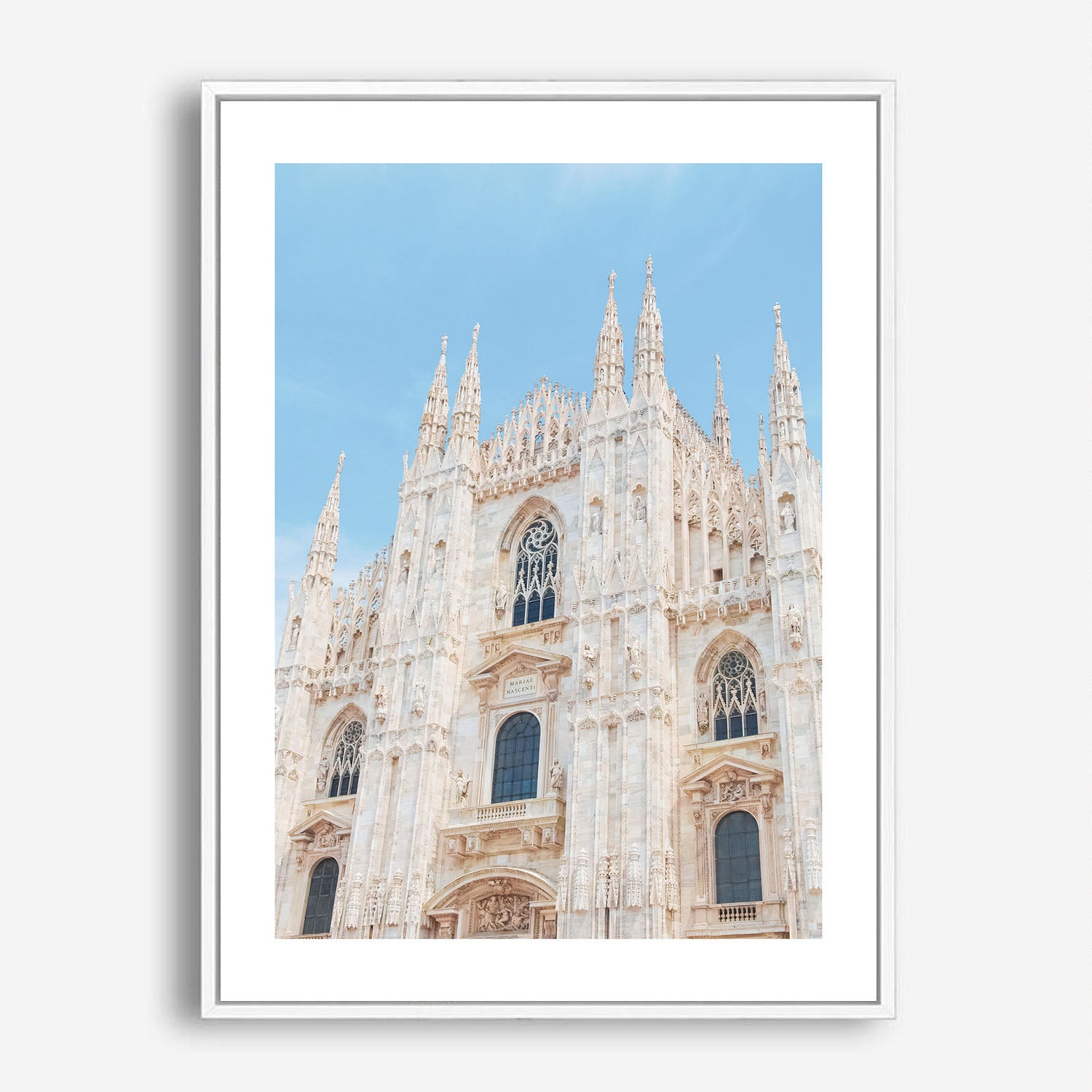 Wes Co Gallery Poster Majestic Gothic Cathedral 5 x 7" Home Goods - Nature  Art Print