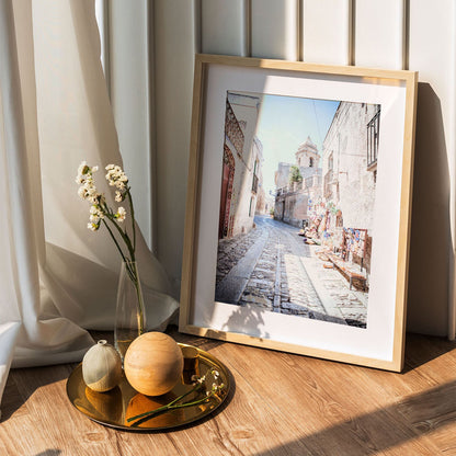 Wes Co Gallery Poster Rustic Market Street 5 x 7" Home Goods - Nature  Art Print