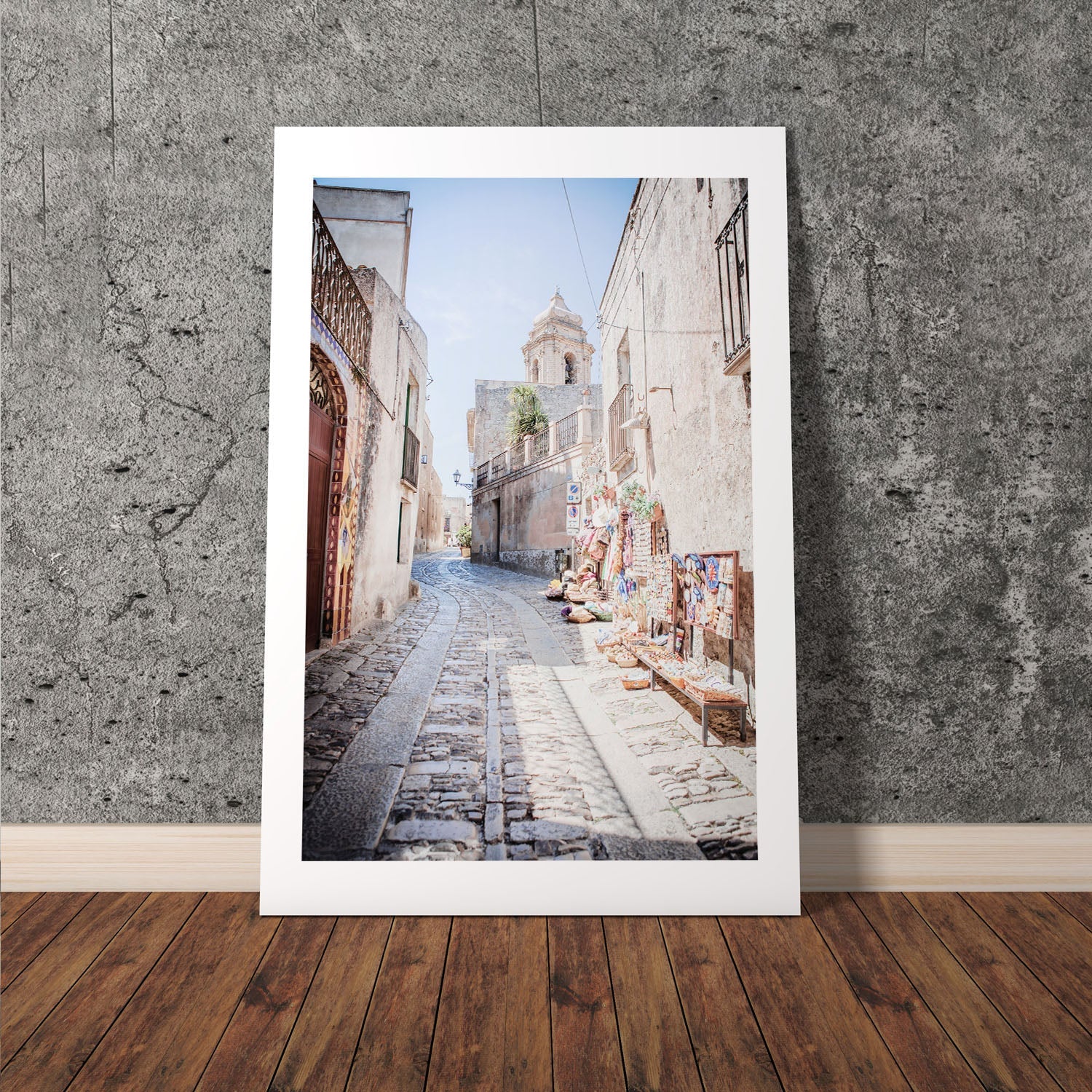 Wes Co Gallery Poster Rustic Market Street 8 x 10" Home Goods - Nature  Art Print