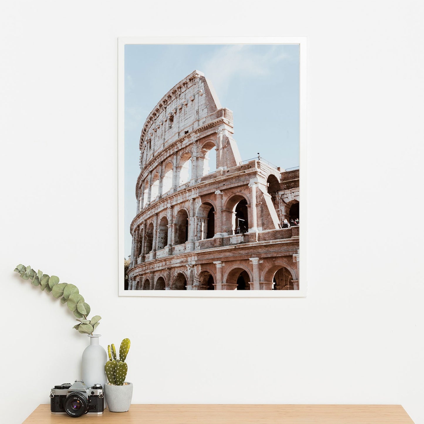 Wes Co Gallery Poster Ancient Roman Colosseum 11 x 17" Home Goods - Nature  Art Print