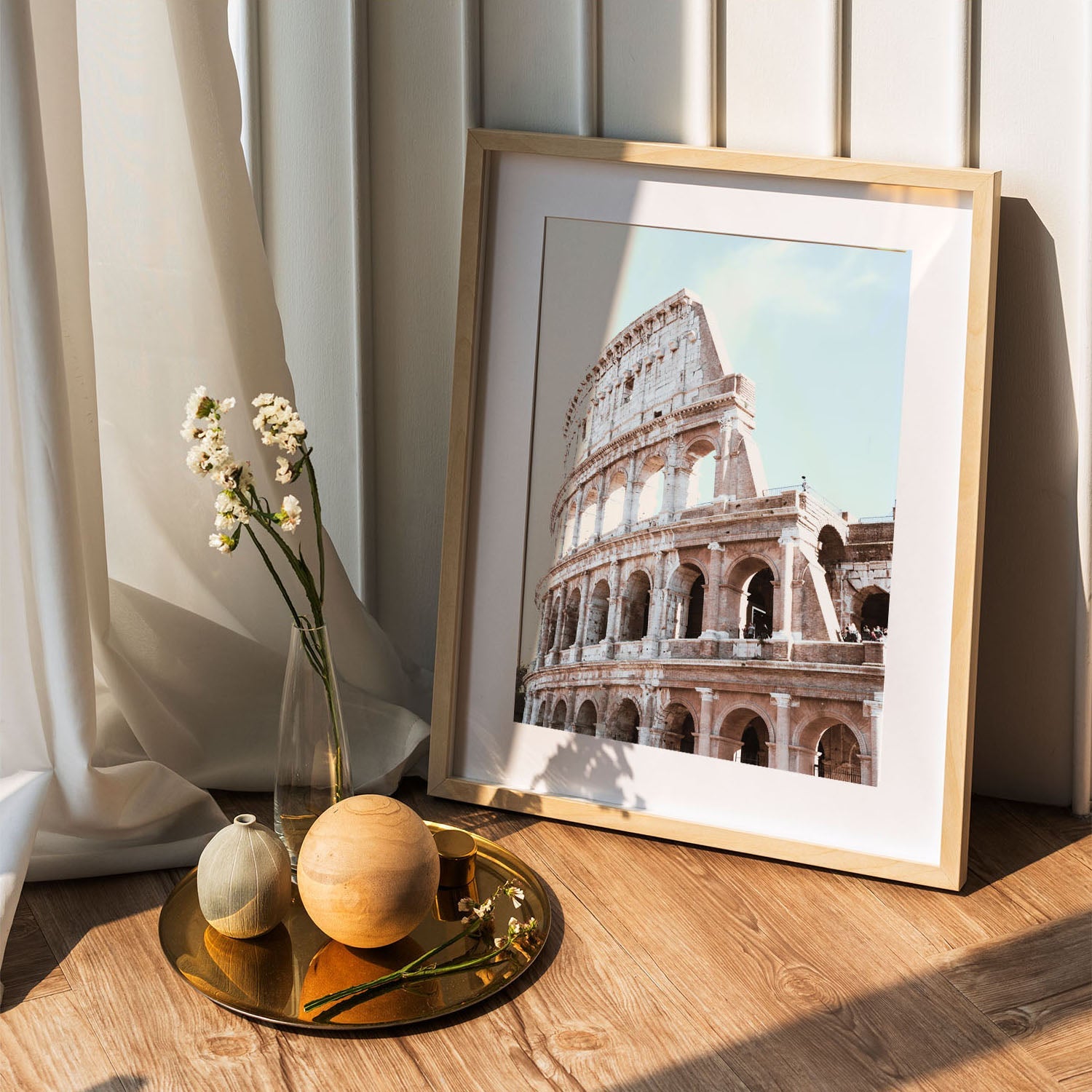 Wes Co Gallery Poster Ancient Roman Colosseum 5 x 7" Home Goods - Nature  Art Print