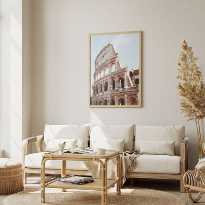 Wes Co Gallery Poster Ancient Roman Colosseum 8 x 10" Home Goods - Nature  Art Print