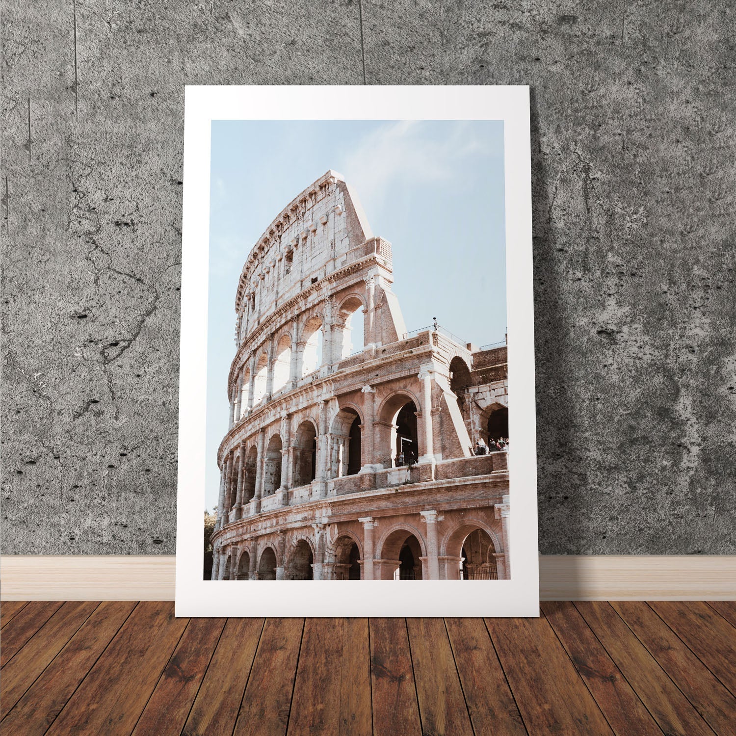 Wes Co Gallery Poster Ancient Roman Colosseum 8 x 10" Home Goods - Nature  Art Print