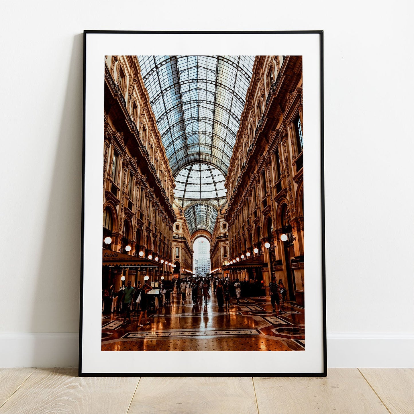 Wes Co Gallery Poster Galleria Vittorio Emanuele II 5 x 7" Home Goods - Nature  Art Print