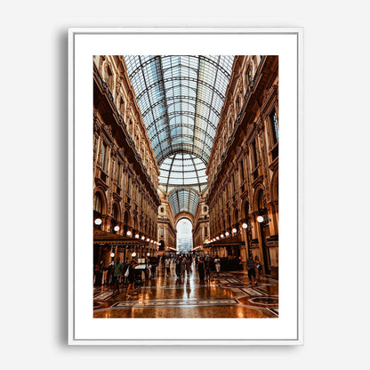 Wes Co Gallery Poster Galleria Vittorio Emanuele II 5 x 7" Home Goods - Nature  Art Print